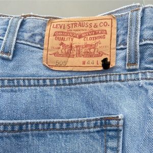 Men’s Levi’s 505 Regular Fit Jeans 44x26